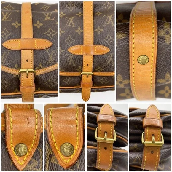 💎 GORGEOUS 💎Authentic Louis Vuitton crossbody SAUMUR pm - Picture 9 of 12